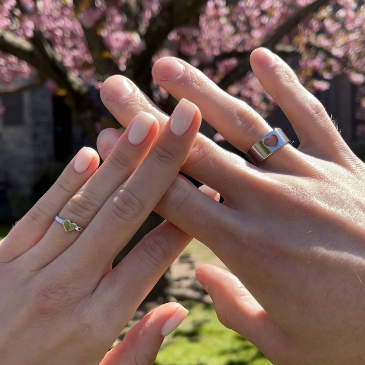 Matching Hearts Rings Hearts Valley Jewelry