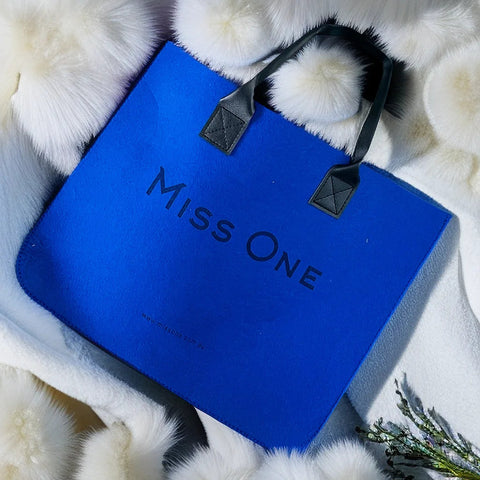 Miss One Klein Blue Tote Bag
