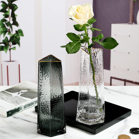 Artemis Triangle Glass Vase