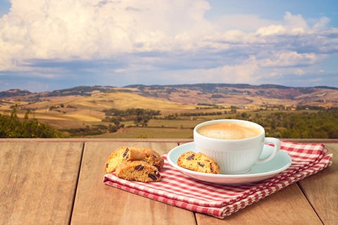 Italian Biscotti with Coffee