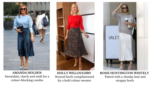 Famous Fans of the midi skirt