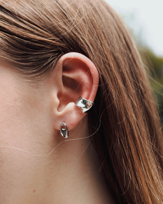 17mm C Hoop Resin Gold Plastic Post Earrings Hypoallegenic Metal Free for  Sensitive Ears, Nickel Free Tiny Stud Earrings, Acrylic Earrings 