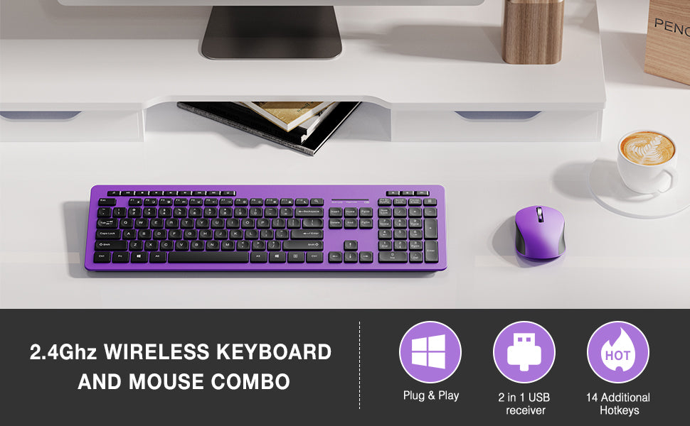 Wireless Keyboard Mouse Combo