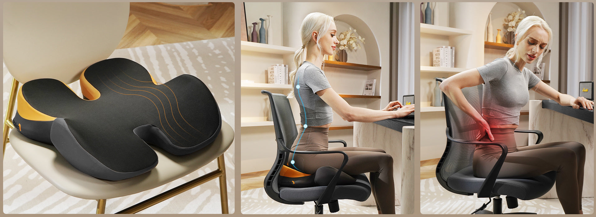 ComfortX SC Ergonomic Seat Cushion – ProtoArc