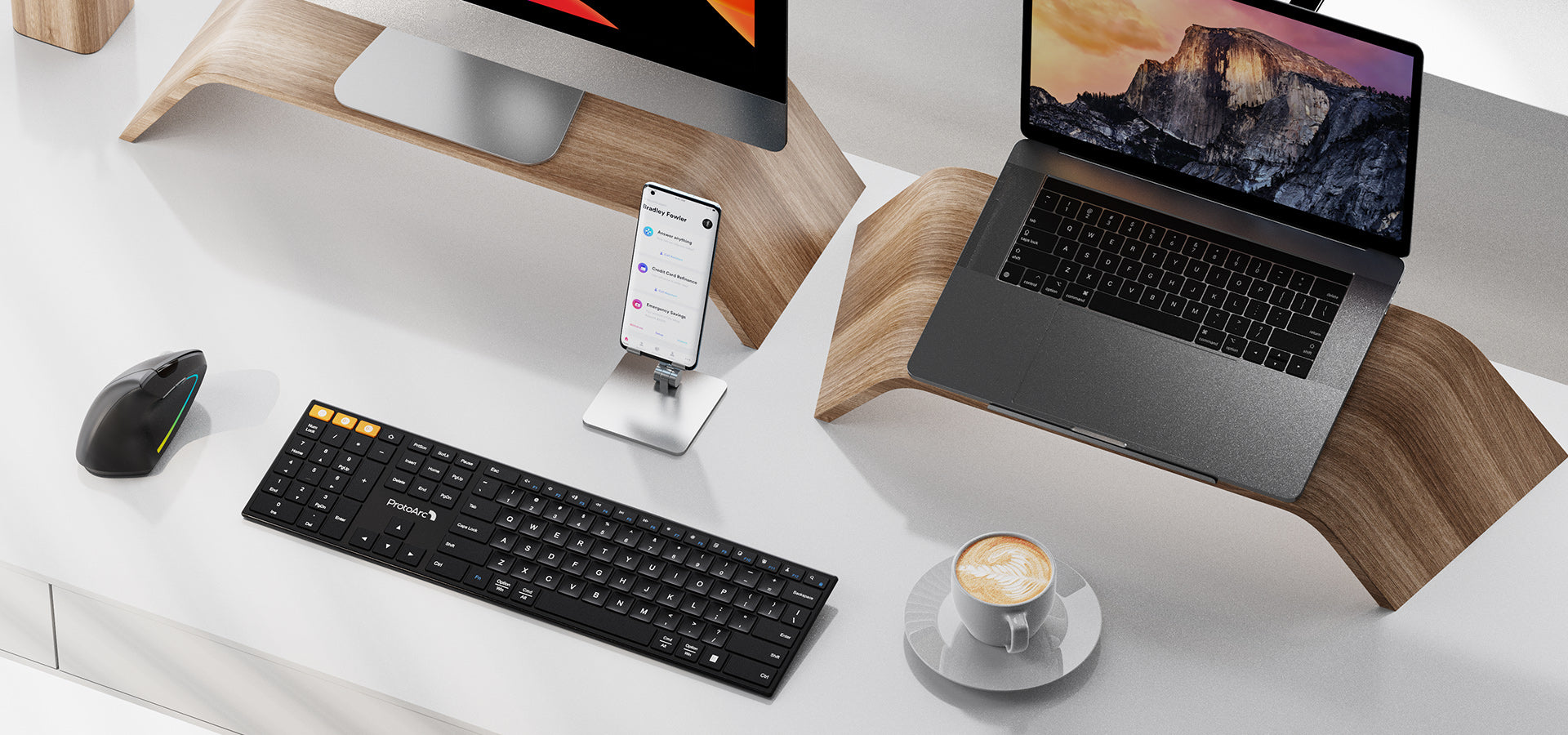 One Keyboard for 3 Devices