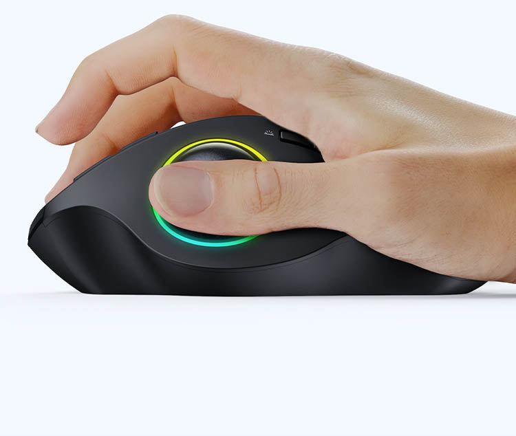 Thumb-operated Trackball Mouse