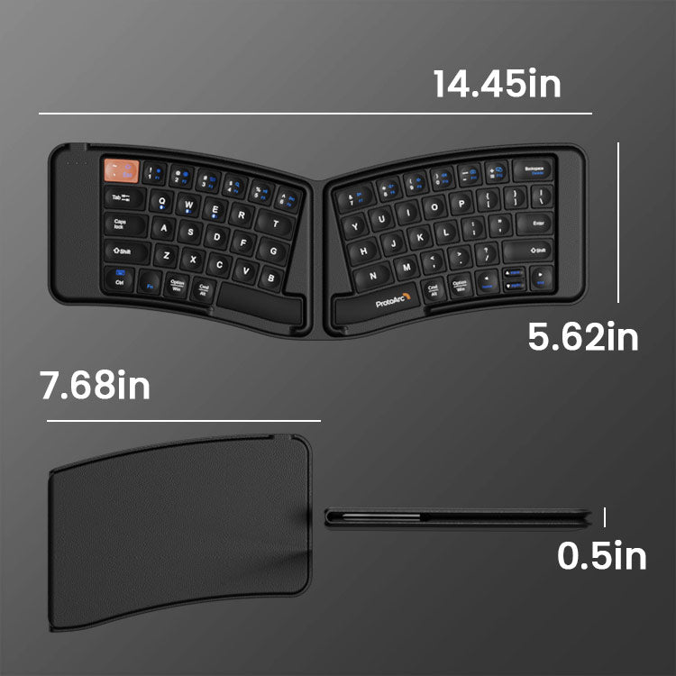 XK03 Foldable Ergonomic Keyboard