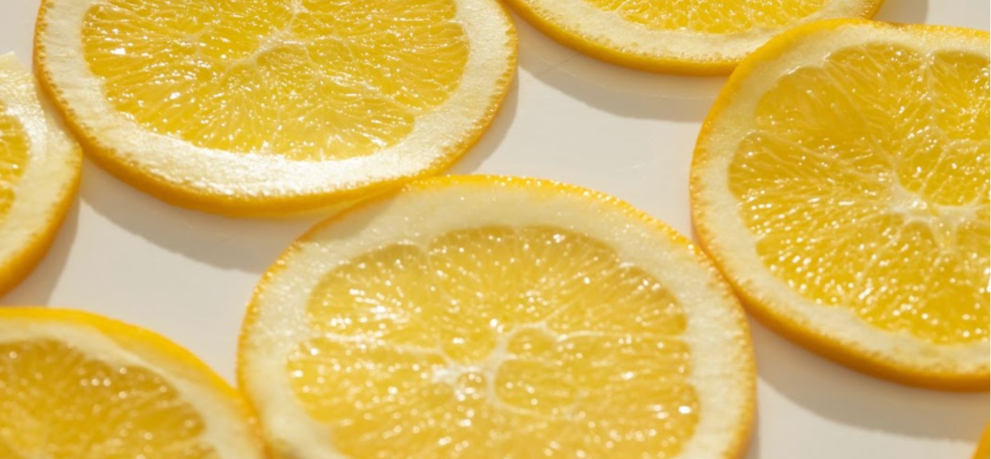 Lemon slices for vitamin C.