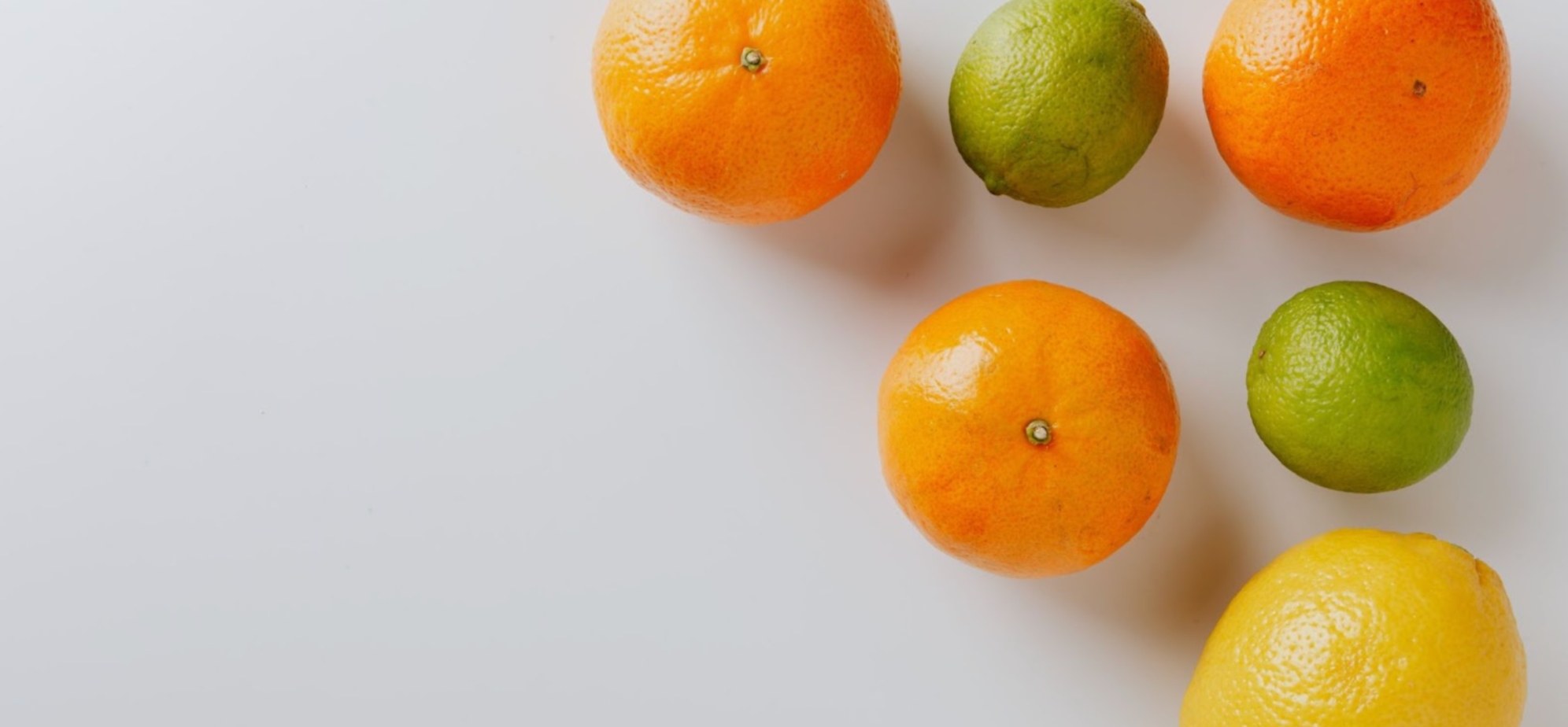 Citrus fruits, including lemons, oranges and limes for vitamin C
