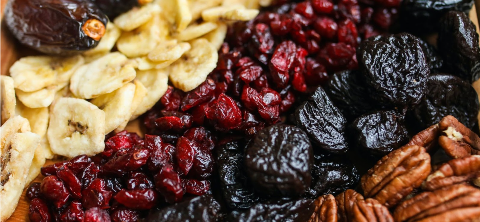 Dried fruit and nuts