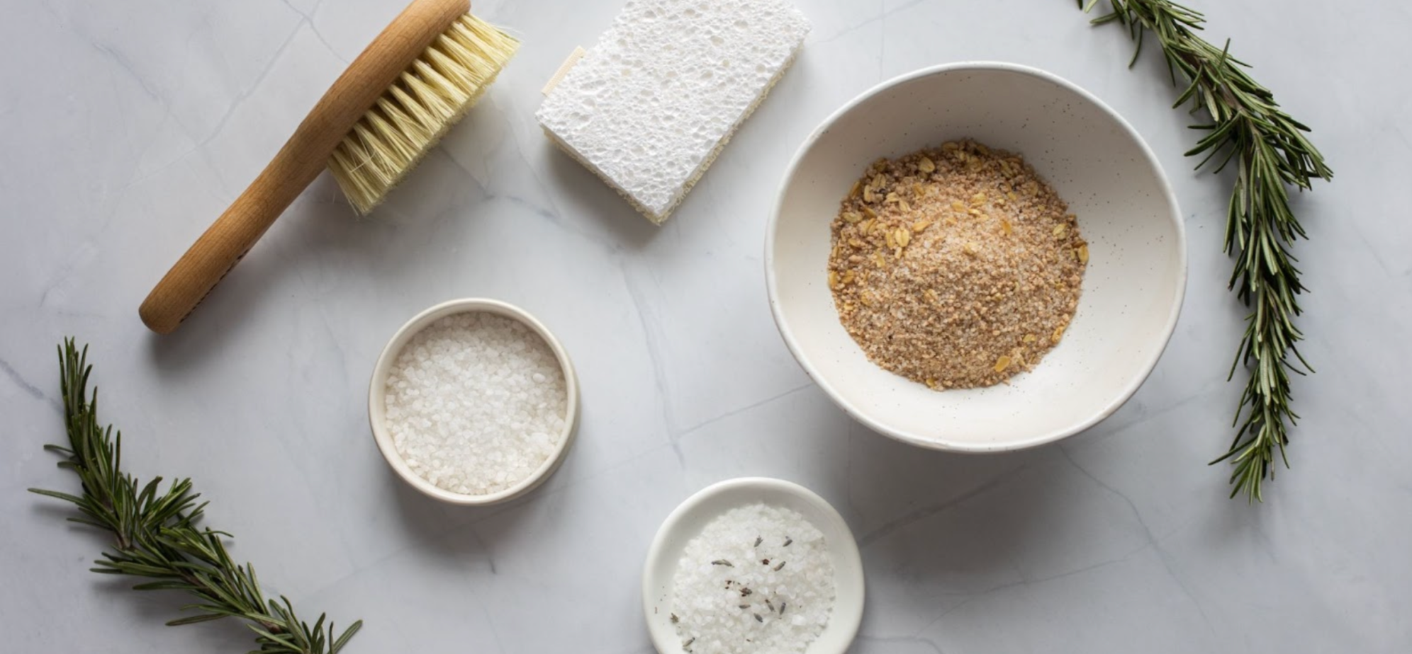 Self-care kit, including body scrub and bath salts