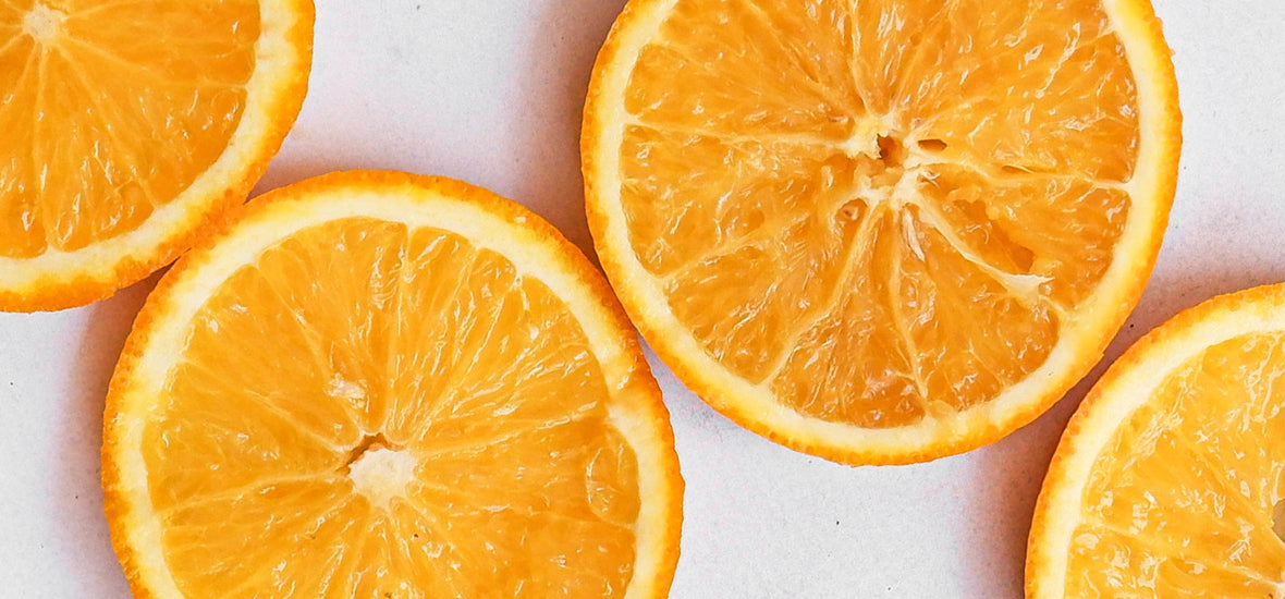 Orange slices to boost collagen