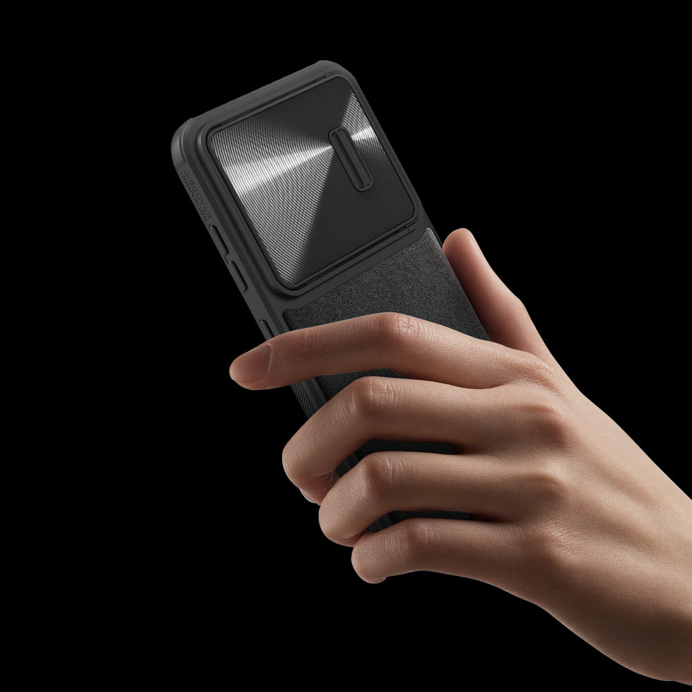 Fodero CamShield in pelle per serie Galaxy S23 - Feature2-3
