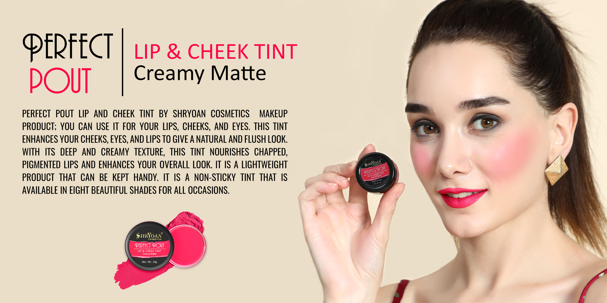 Creamy  Matte Cheek & Lip