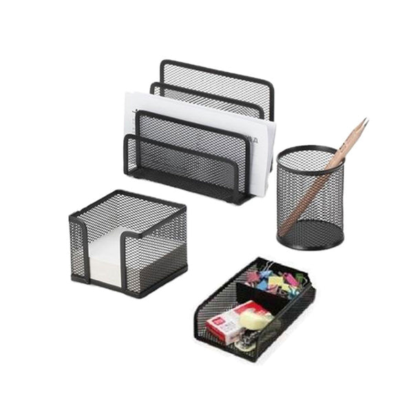 5 In 1 Desk Organizer Table Set Pen Stationery Holder Stand & Letter T –  Karachi Stationers