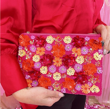 Pink "Margarita" Clutch