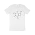 Caffeine Molecule Unisex Jersey T-Shirt Made in USA