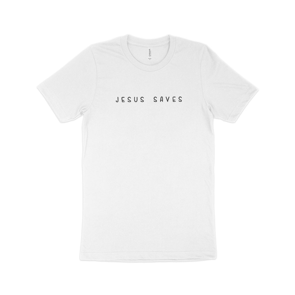 Jesus Saves Unisex Jersey T-Shirt Made in USA