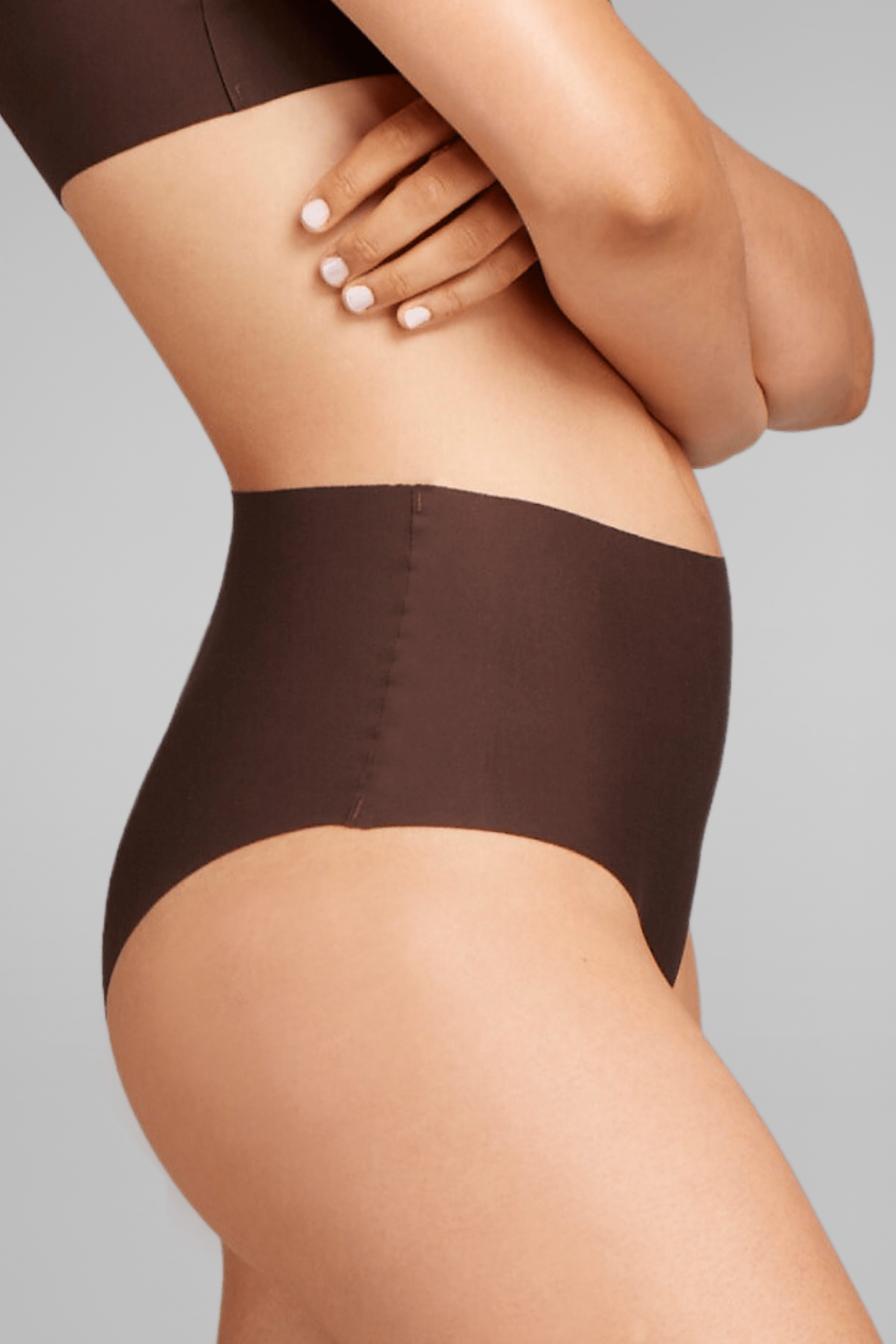 Auden XL Bonded Edge Thong Underwear No Show Lays Flat Soft Beige for sale  online