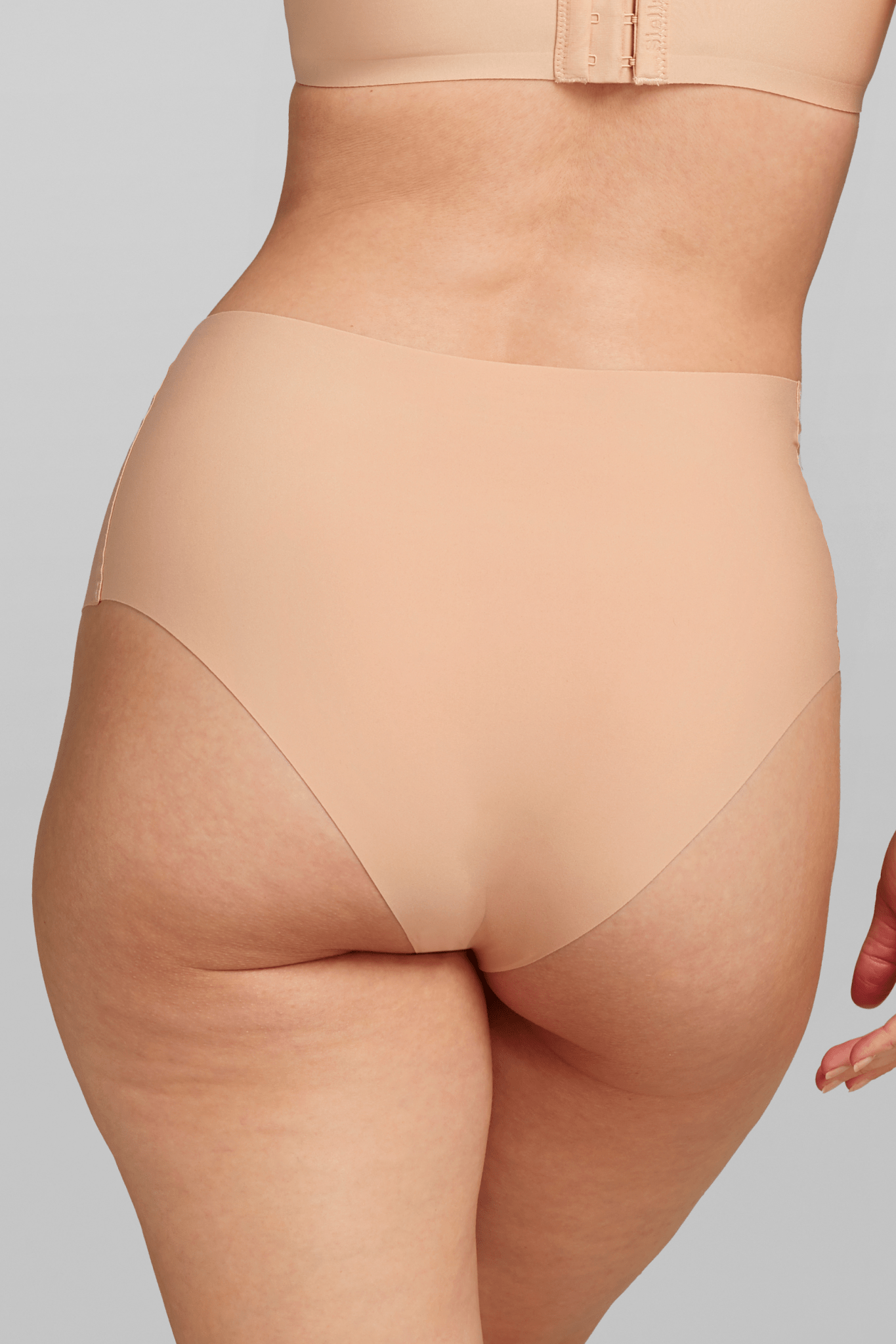 Auden XL Bonded Edge Thong Underwear No Show Lays Flat Soft Beige for sale  online
