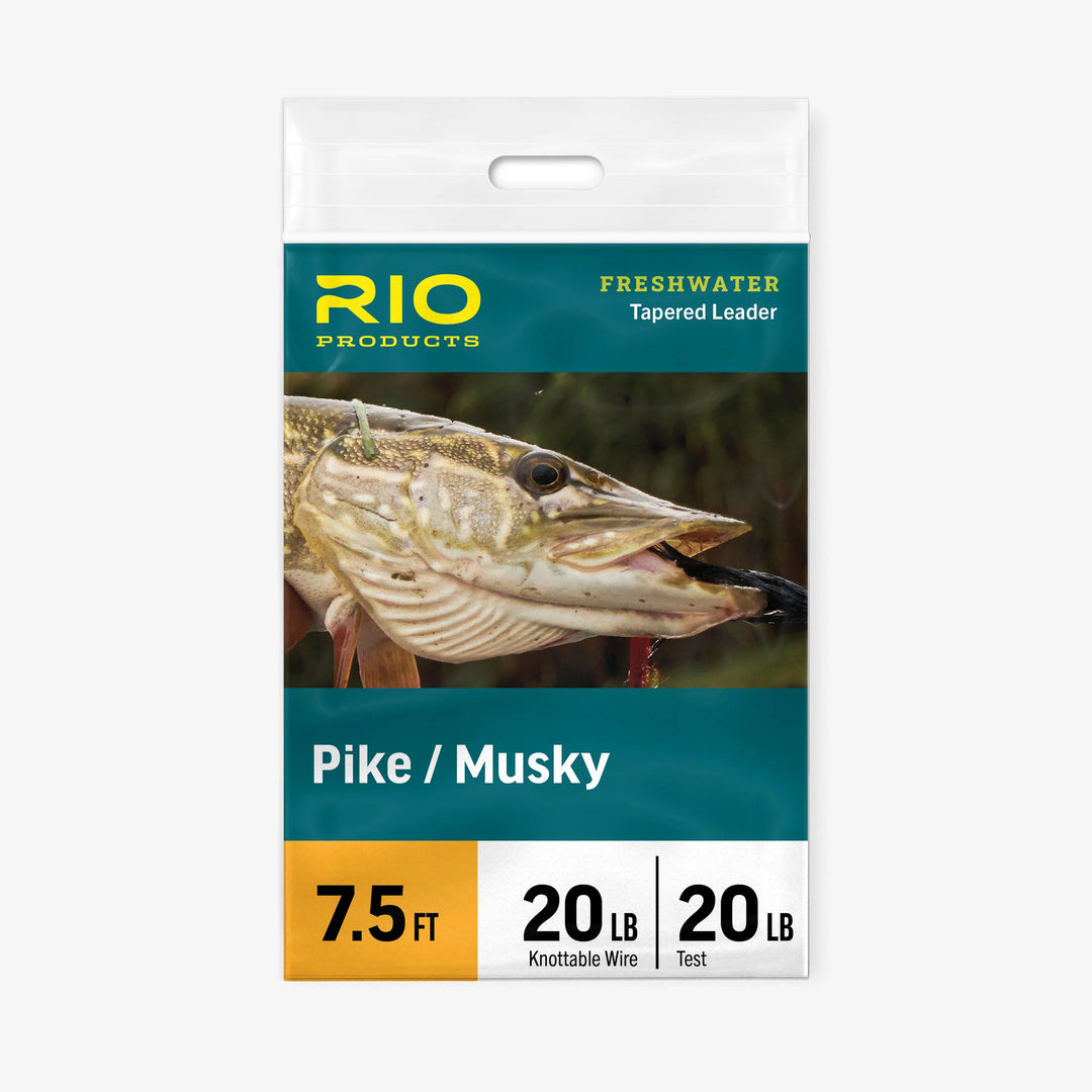 RIO - Pike / Musky II Stainless Wire Leaders with Snap – Bear's