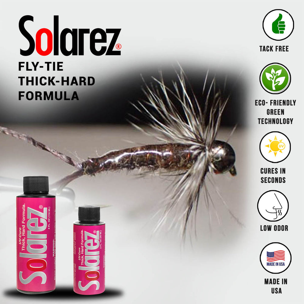 Solarez Fly Tying UV Resin 1/2 oz. Bottle, Best UV Fly Tying Resins, Solarez Fly Tying Products