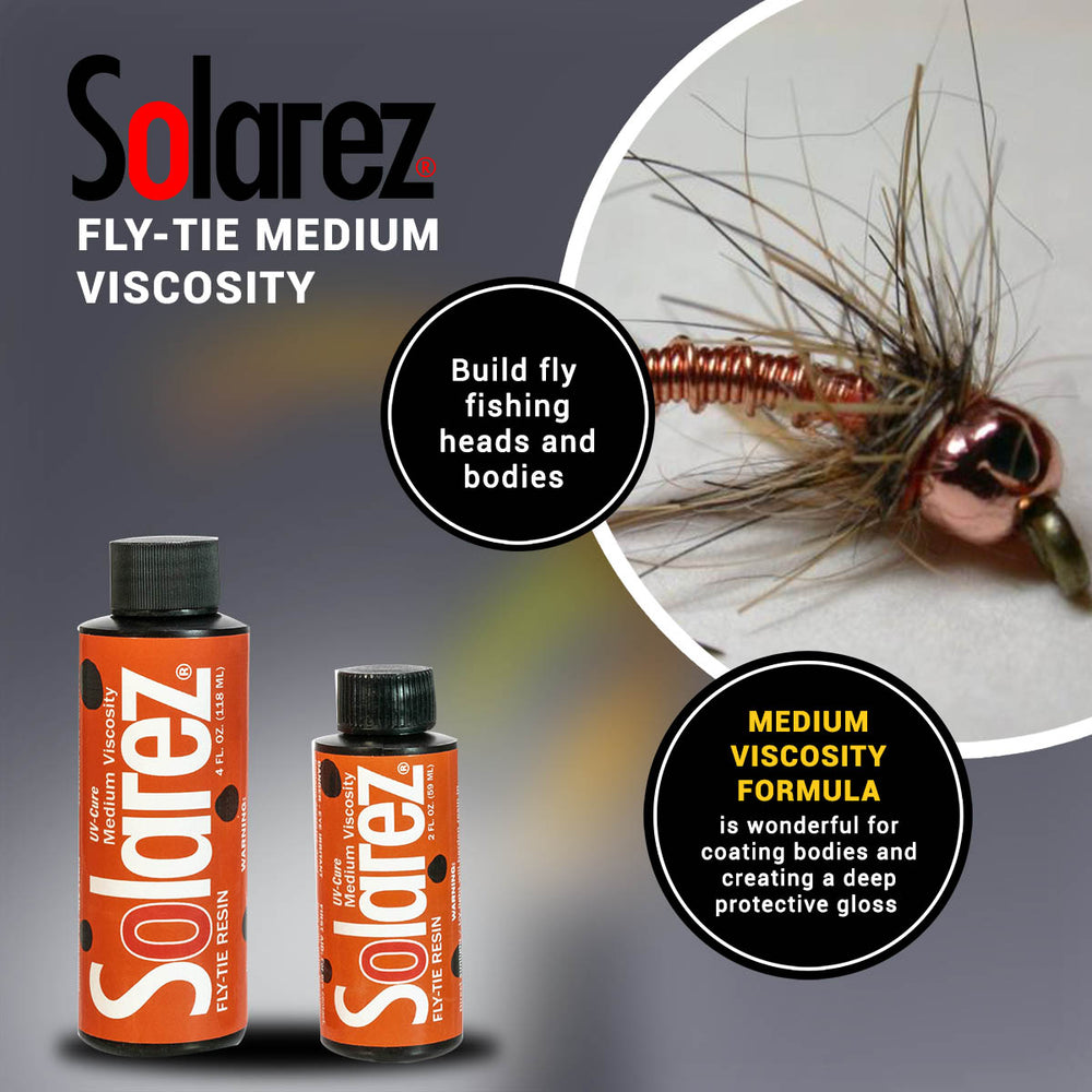 Solarez Fly Tie Thick Hard Glow in The Dark Formula 4 Oz. Bottle for sale  online