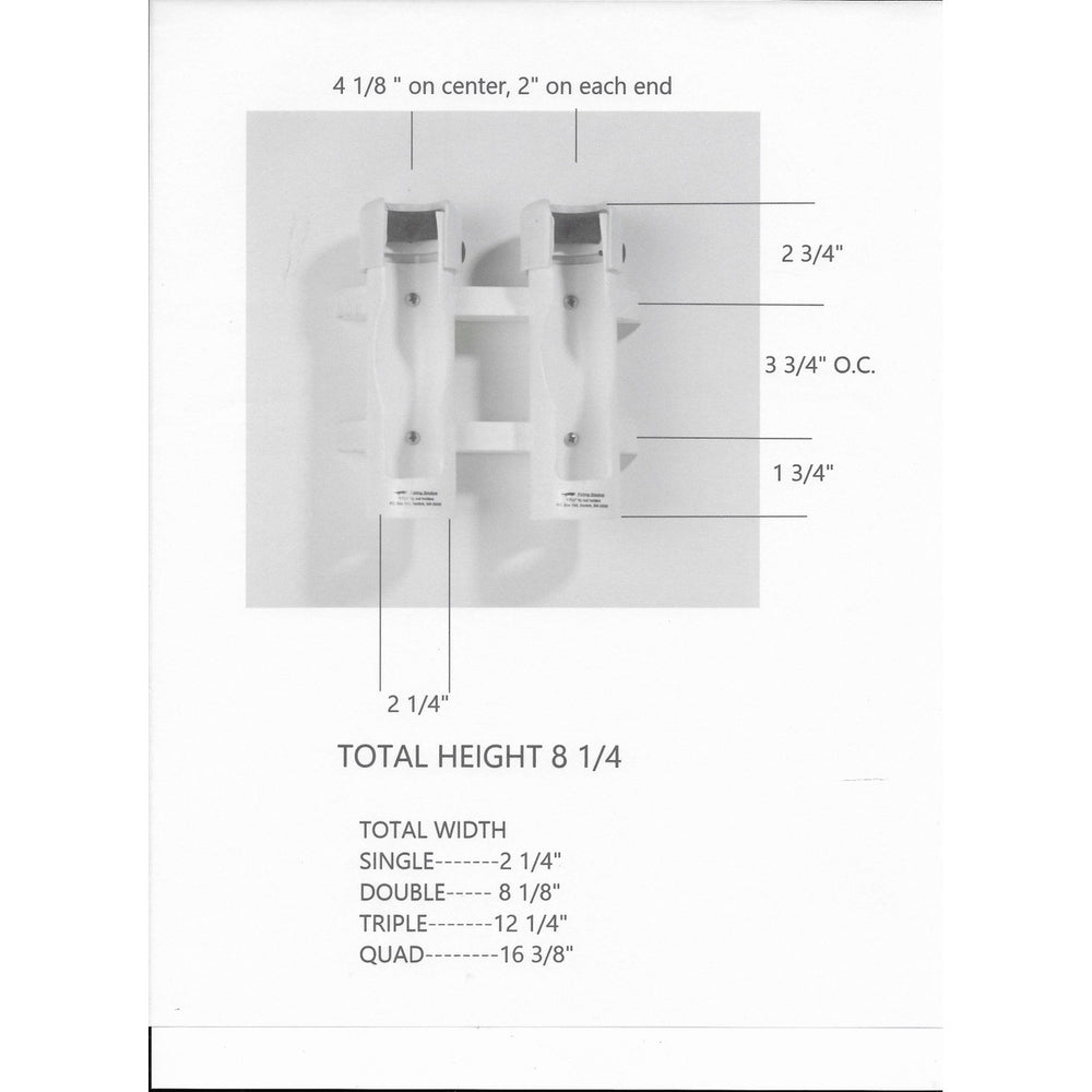 IFly Hard Mount - Triple Rod Holder – Bear's Den Fly Fishing Co.