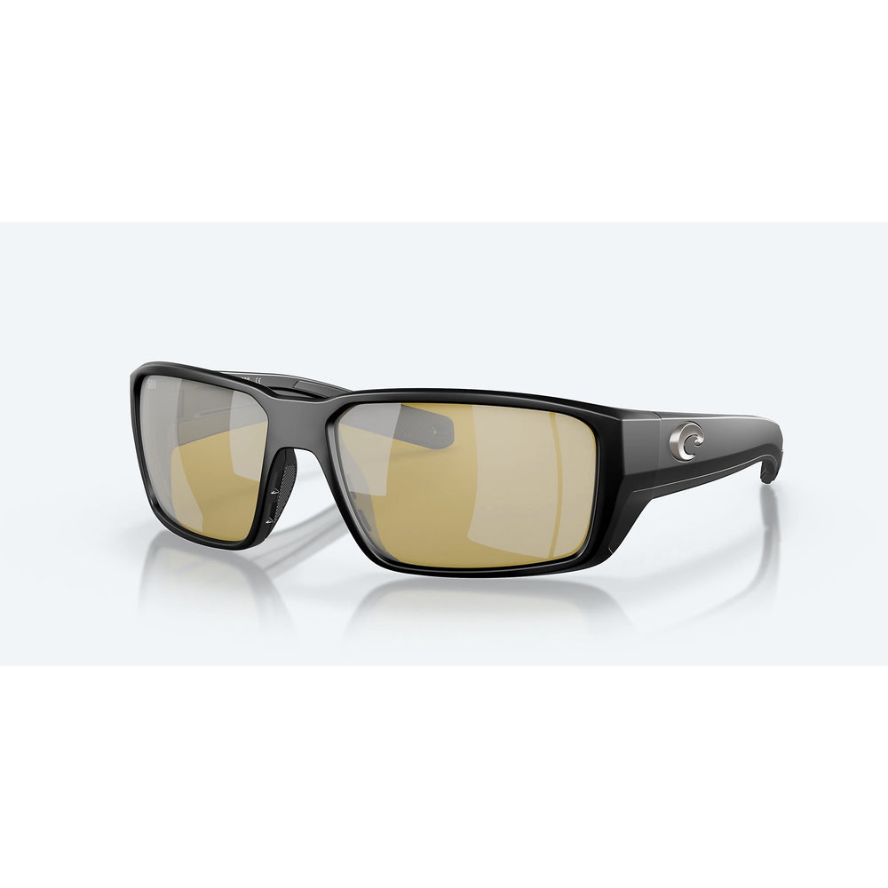 Costa Del Mar Blackfin Pro Sunglasses Matte Black; Copper Silver Mirror 580G