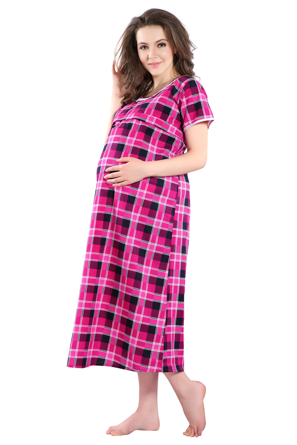 Kittybees Maternity Nighty For Women – Nighty For Feeding – Nursing Nighty  – Affordable Maternity Wear 1 pc