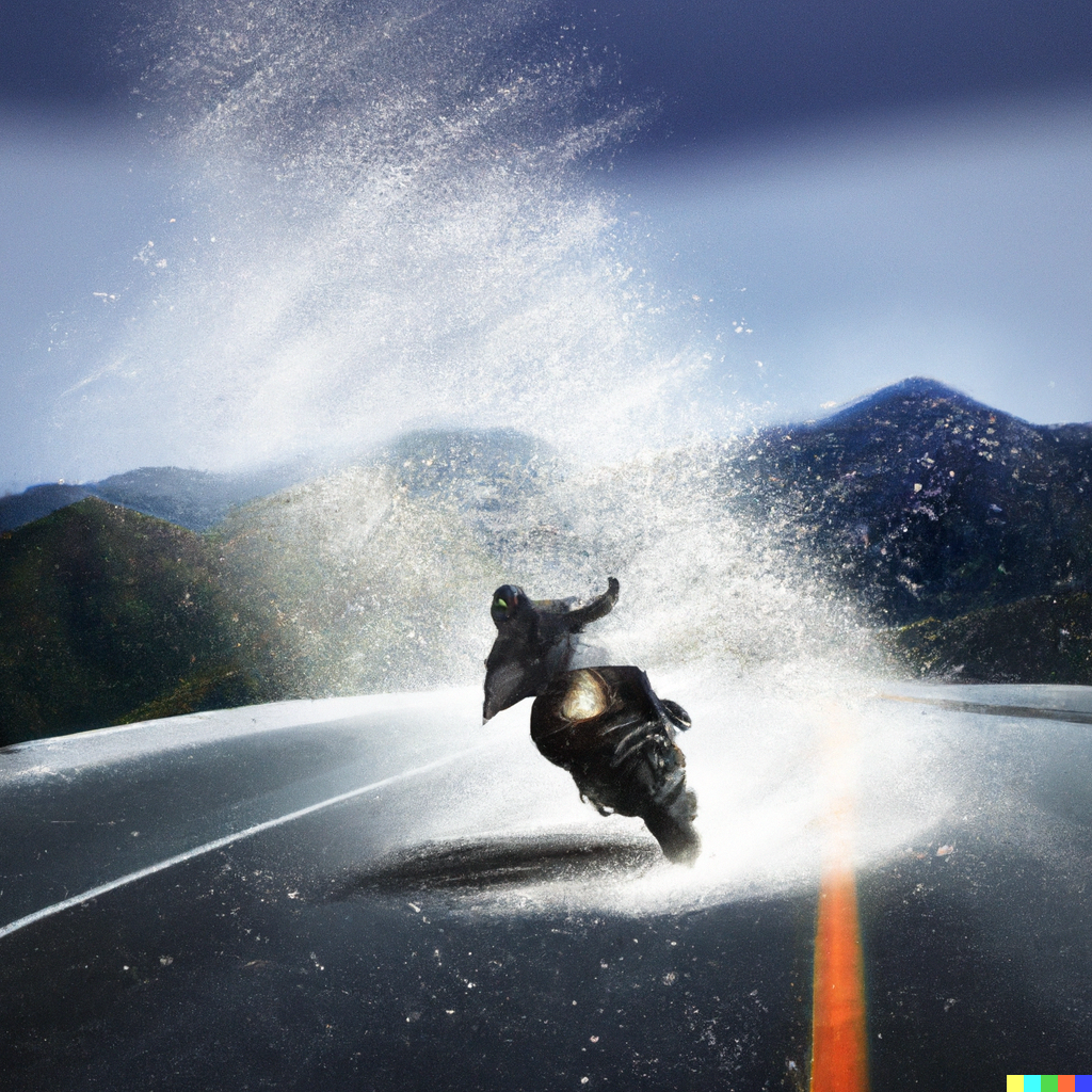 Cómo conducir una moto cuando hay mucho viento racheado