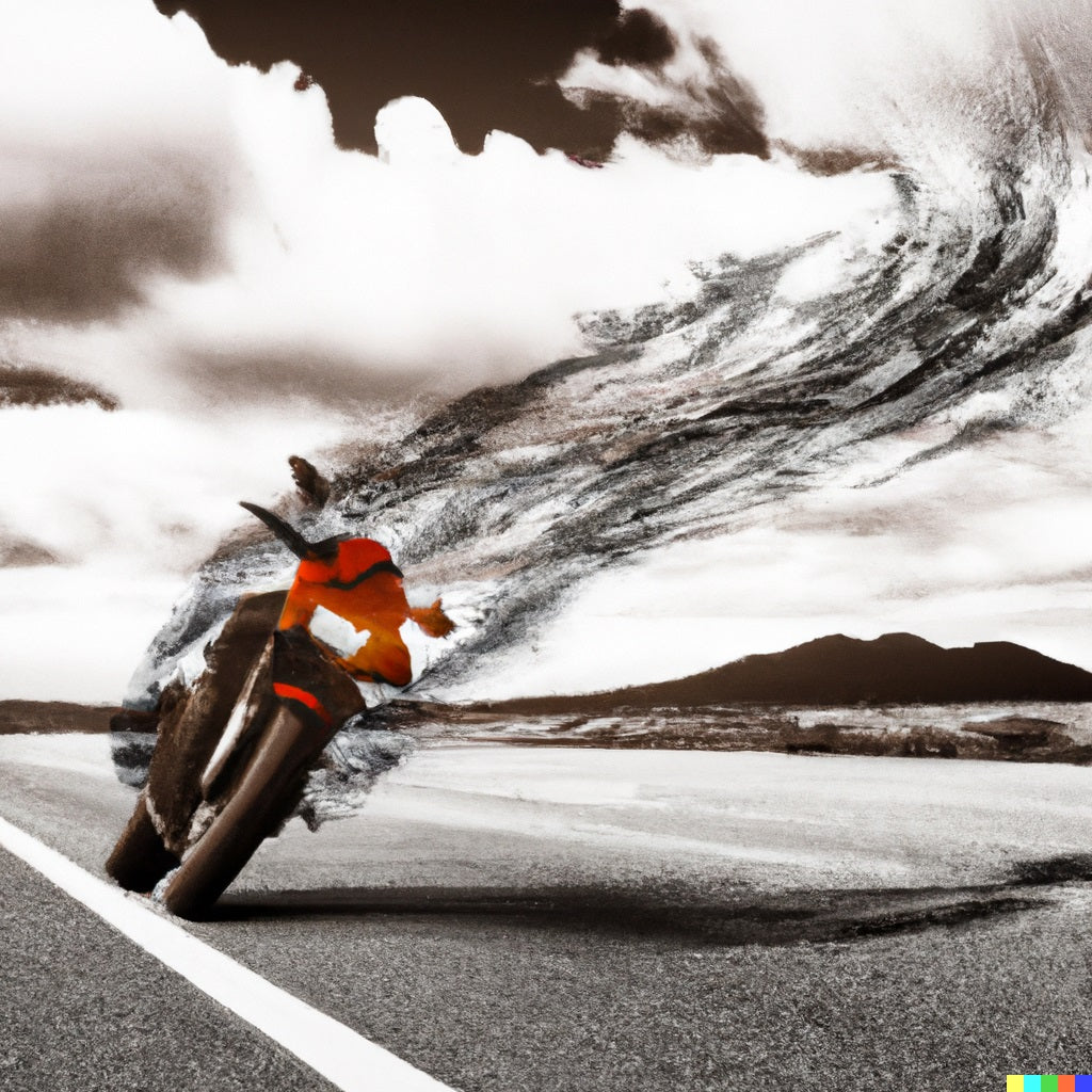 Cómo conducir una moto cuando hay mucho viento racheado