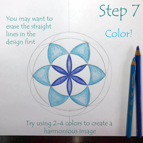 Seed of Life Design, Step 7, Tamara Clark