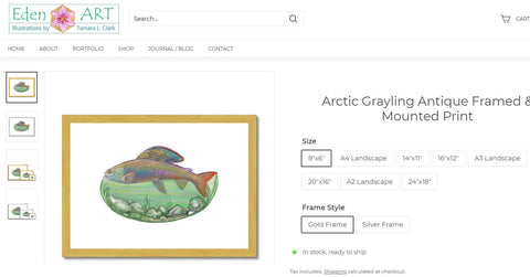 Link to Arctic Grayling in Shop: Tamara Clark