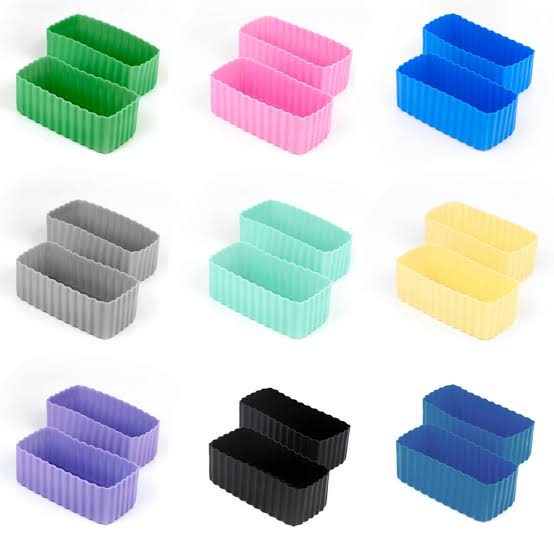Omielife – Silicone Dip Containers – Blue and Lime – The Toys Boutique