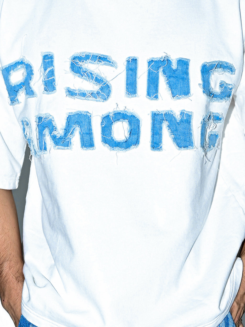 DRIP TEE - WHITE – RisingAmong