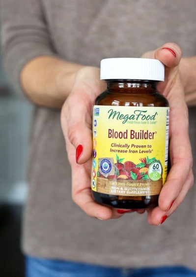 blood builder in hands