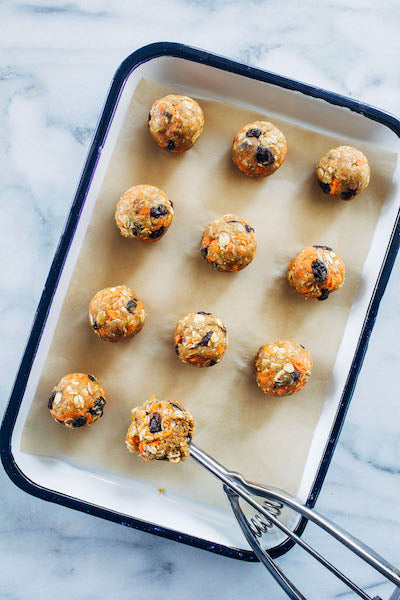 Turmeric Carrot Cake Energy Bites