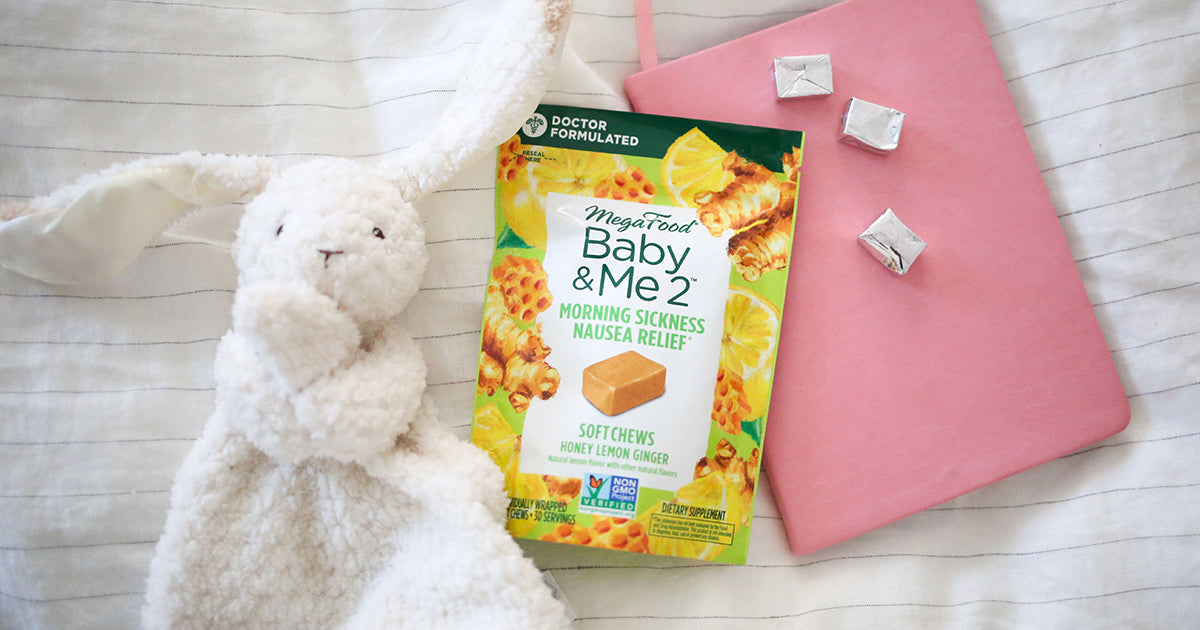 MegaFood Baby & Me Morning Sickness Nausea Relief* Soft Chews