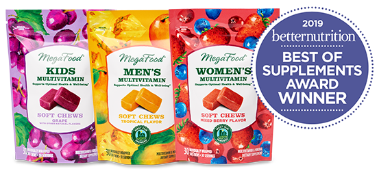 Better Nutrition award MegaFood Multivitamin Soft Chews