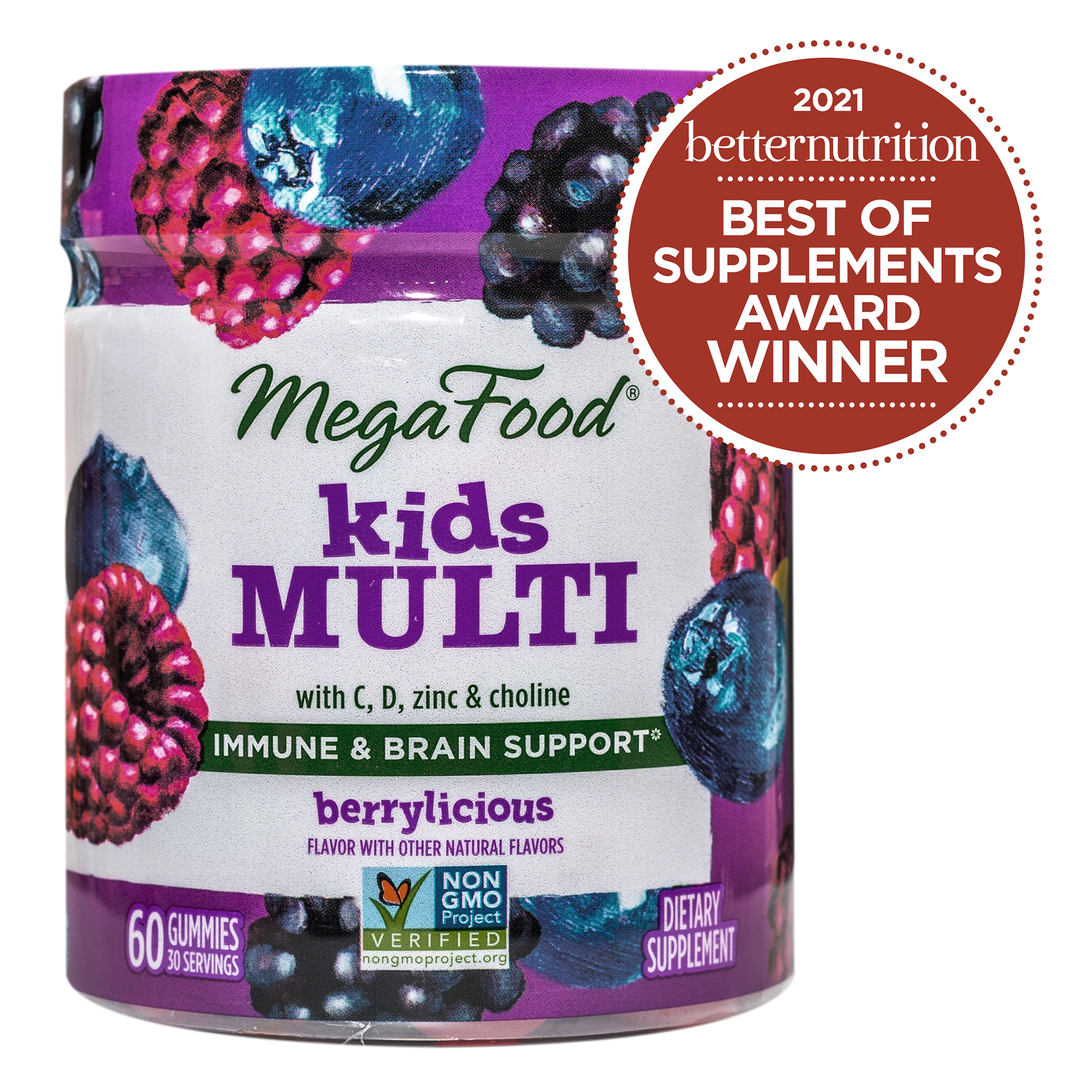 Kid's Multi Gummies have won the Better Nutrition Best of Supplements Awards for 2021