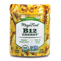 MegaFood B12 Energy Ginger Gummy