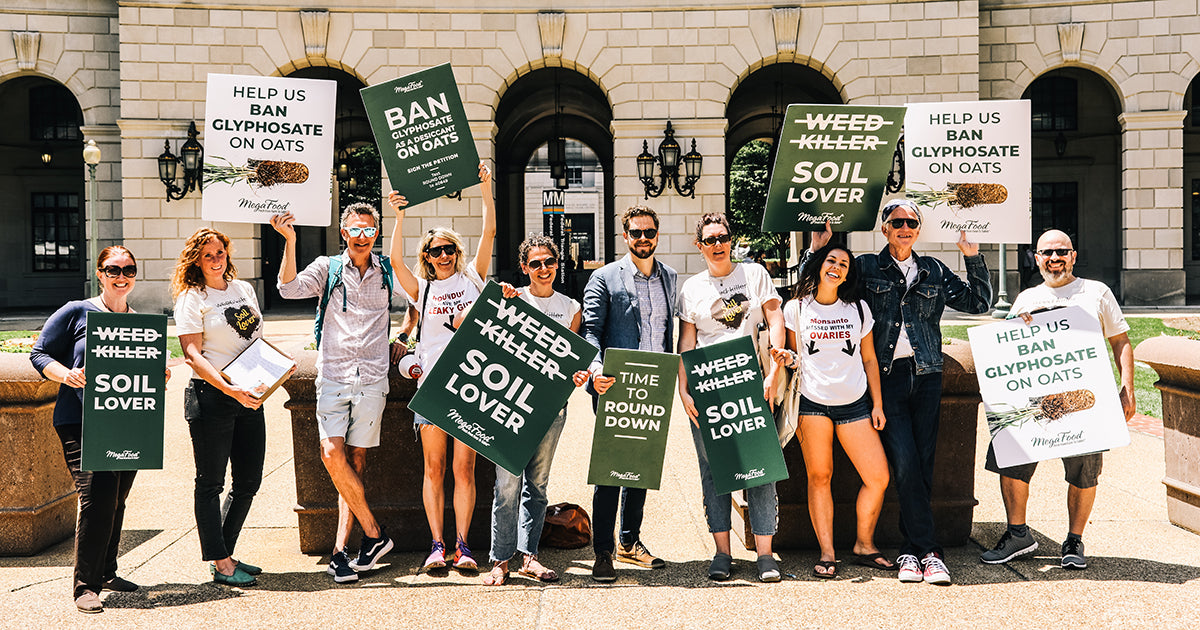 Attendees at the Ban Glyphosate rally in DC, May 2019.