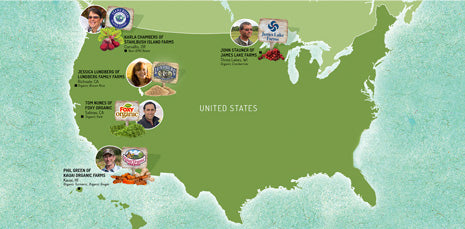 MegaFood Farm Fresh Partners USA Map