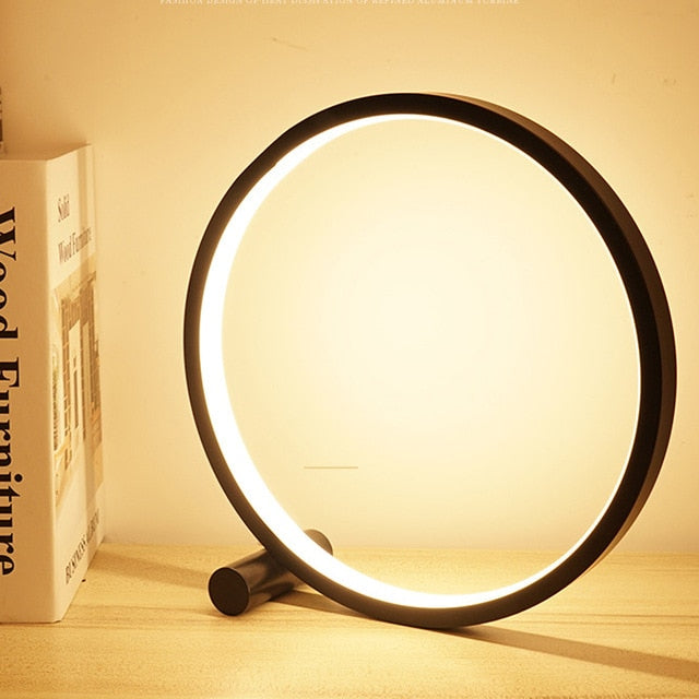 circle led desk lamp