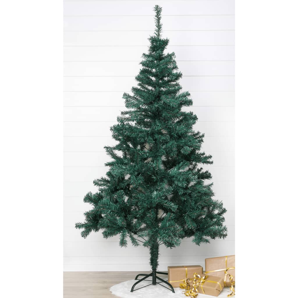 Se HI juletræ med metalfod 120 cm grøn hos BoligGigant