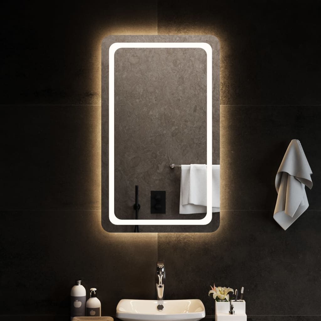 Billede af badeværelsesspejl med LED-lys 40x20 cm hos BoligGigant