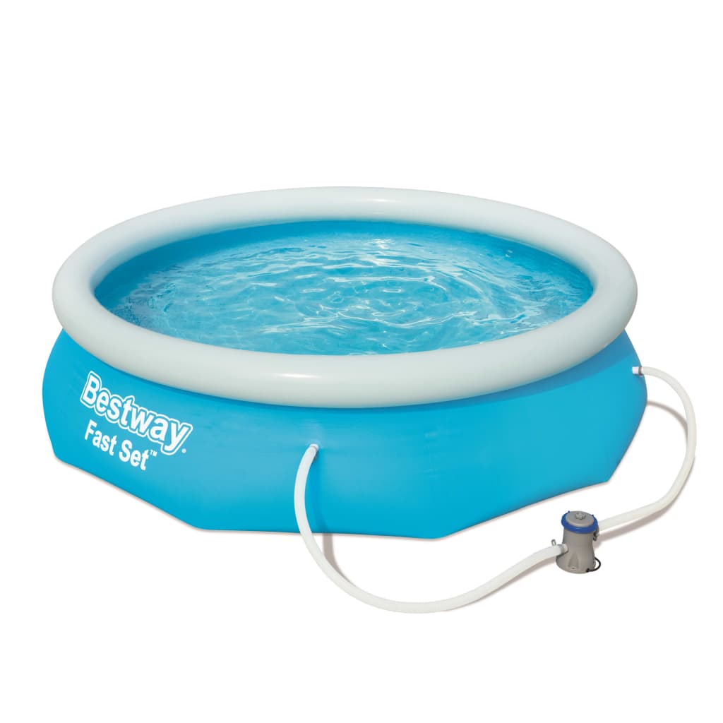 Se Bestway swimmingpoolsæt Fast Set 457 x 84 cm 57313 hos BoligGigant