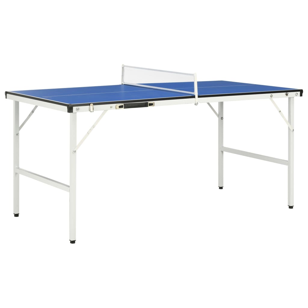 Billede af bordtennisbord med net 152 x 76 x 66 cm blå hos BoligGigant
