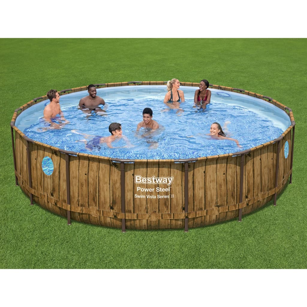 Billede af Bestway swimmingpoolsæt Power Steel 488x122 cm